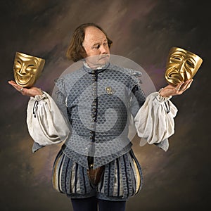 Shakespeare with mask