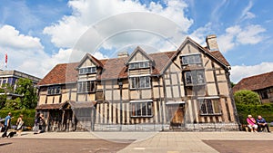 Shakespeare`s Birthplace in Stratford-upon-Avon