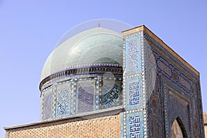 The Shakhi Zinda necropolis in Samarkand, Uzbekistan