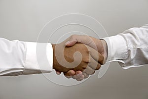 Shaking hands