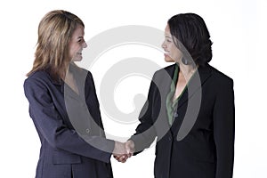 Shaking hands photo