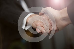 Shaking hands photo