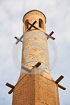 Shaking minarets in Isfahan photo