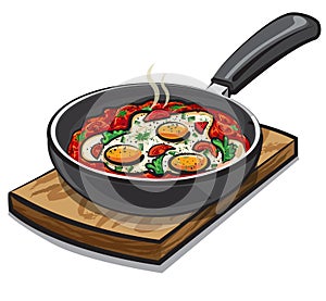 Shakshouka dish