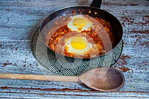 Shakshuka on the table