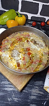 Shakushuka is a Jewish dish with eggs