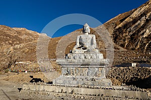 Shakyamuni Buddha stone statue