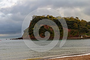 Shaldon cliffs in Devonshire, UK