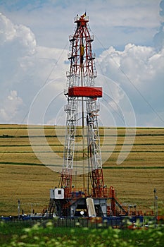 Shale gas drilling rig