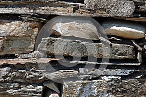 Shale Stone Wall photo