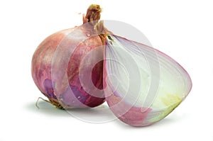 Salad shallot isolated