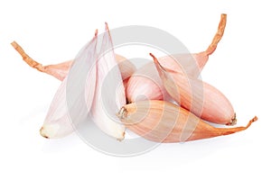 Shallot onions and half