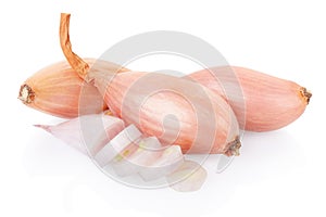 Shallot onions and slices