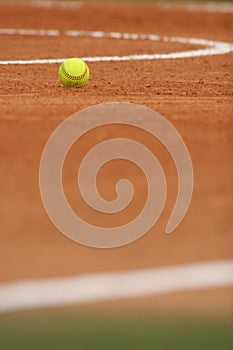 Shallow dof softball field photo