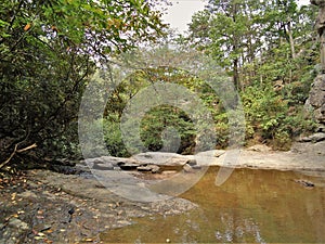 Shallow Pool at Hanging Rock State Park