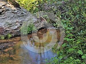 Shallow Pool at Hanging Rock State Park