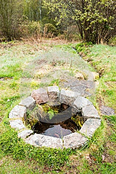 Shallow sacrificial well