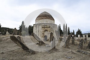 The Shamakhi 7 Dome mausoleum is a historical monument.