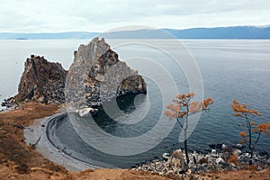 Shaman Rock, Island Of Olkhon, Lake Baikal, Russia