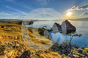 Shaman Rock, Island of Olkhon, Lake Baikal, Russia