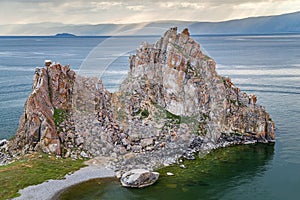 Shaman Rock, Lake Baikal in Russia