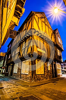 The Shambles at dusk, York photo