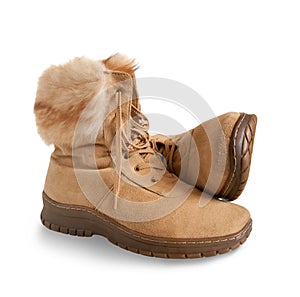 Shammy fur boots