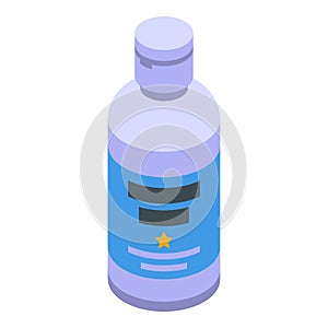 Shampoo baby bottle icon isometric vector. Ailment rear sanitary photo