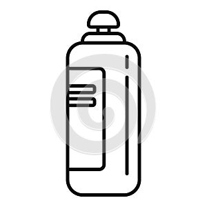 Shampoo bottle icon outline vector. Beauty parlor artist