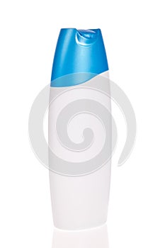 Shampoo bottle isolated on white background