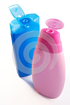 Shampoo bottles