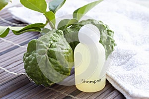 Shampoo made from bergamot helps inhibit hair loss, build strong hair roots. photo