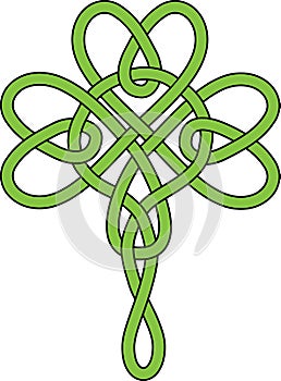 Shamrock icon pattern