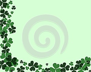 Shamrock part border.