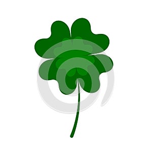 Shamrock St Patrick Irish symbol vector