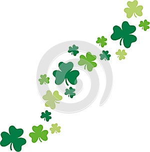 Shamrocks for St. Patrick`s Day design