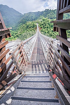 Shanchuan Glass Liouli Suspension Bridge The Longest Suspension Bridge in Taiwan , Pingtung