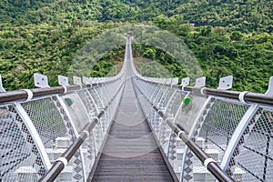 Shanchuan Glass Liouli Suspension Bridge The Longest Suspension Bridge in Taiwan , Pingtung