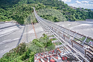 Shanchuan Glass Liouli Suspension Bridge The Longest Suspension Bridge in Taiwan , Pingtung photo