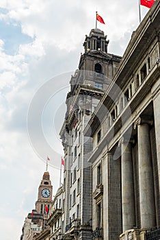 Shanghai Bund historical buildings,China