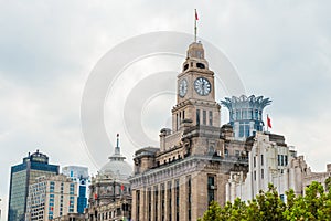 Shanghai Bund historical buildings,China