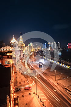 Shanghai bund night view