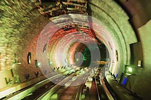 Shanghai, Bund Sightseeing Tunnel, Shanghai, China