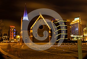 Shanghai Bund source city night view scenery