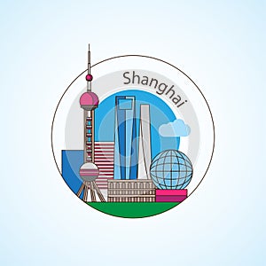 Shanghai China Concept