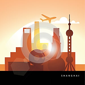 Shanghai China Concept