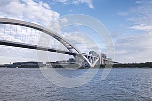 Shanghai China Lupu Bridge huangpu River