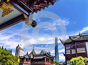 Shanghai China Old and New Shanghai Tower and Yuyuan Garden