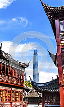 Shanghai China Old and New Shanghai Tower and Yuyuan Garden