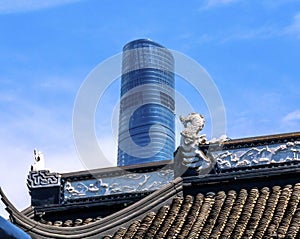 Shanghai China Old and New Shanghai Tower and Yuyuan Garden